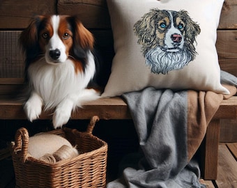 Stickdatei Applikation - Kooiker "Cash" - Für helle & dunkle Stoffe - LunaChild Hund