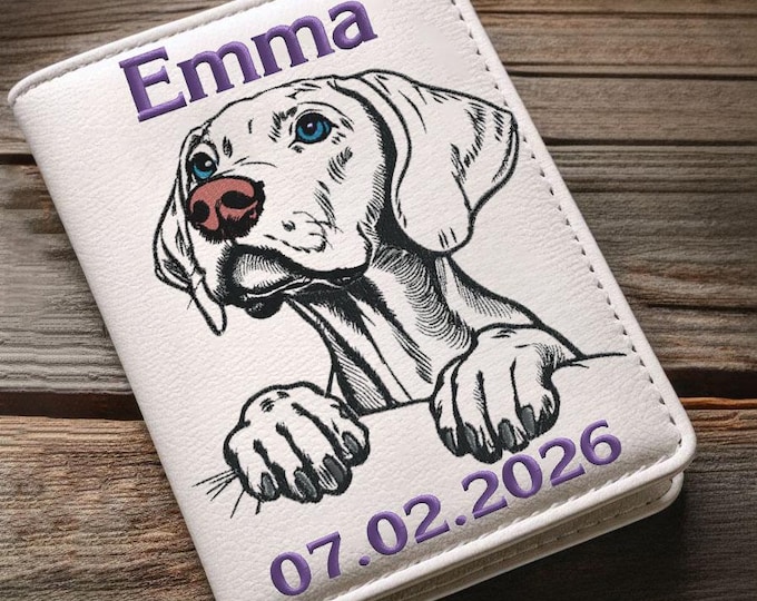 Stickdatei Weimaraner "Emma" Hund LunaChild
