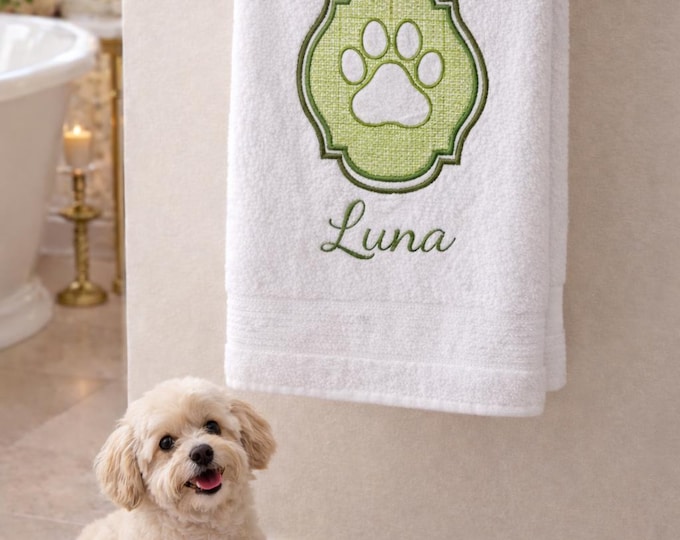 Stickdatei - Präge Stickmuster - Pfote - "Patty" - Katze - Hund in 10 Größen - LunaChild - Paw print embroidery design  cat