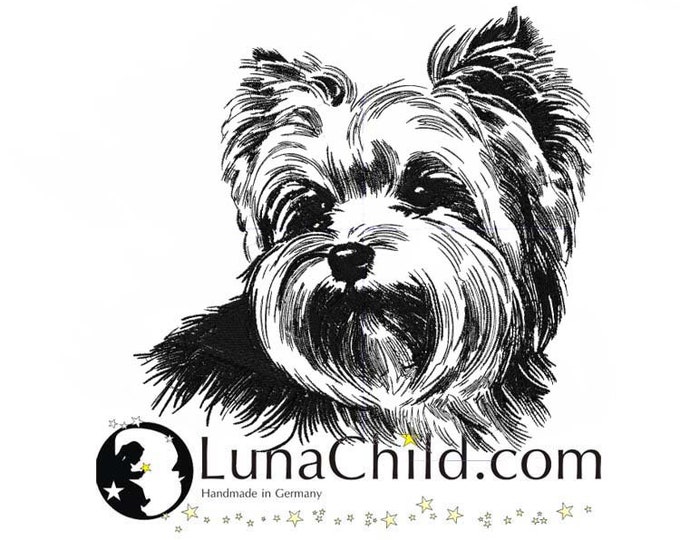 Embroidery file Yorkshire Terrier "Gizmo" Yorki dog realistic commercial use LunaChild