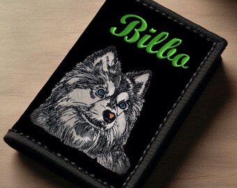 Stickdatei Applikation - Alaskan Klee Kai "Bilbo"  - für helle & dunkle Stoffe - LunaChild - Hund