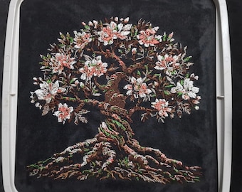 Embroidery design - Tree of Life - Intricate - for dark fabrics - LunaChild