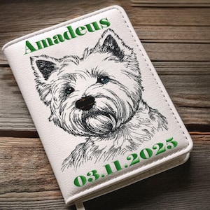 Stickdatei - Hund - West Highland White Terrier "Amadeus" - 8 Größen - LunaChild