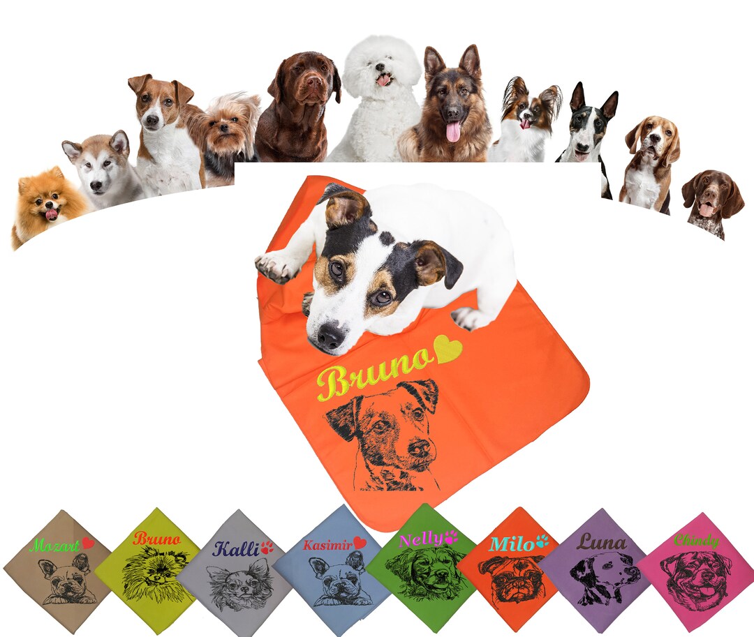 Dog Towel All DOG BREEDS POSSIBLE Towel Dog Microfiber Etsy