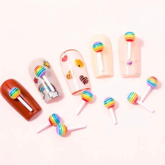 Lollipop Nail Charms 