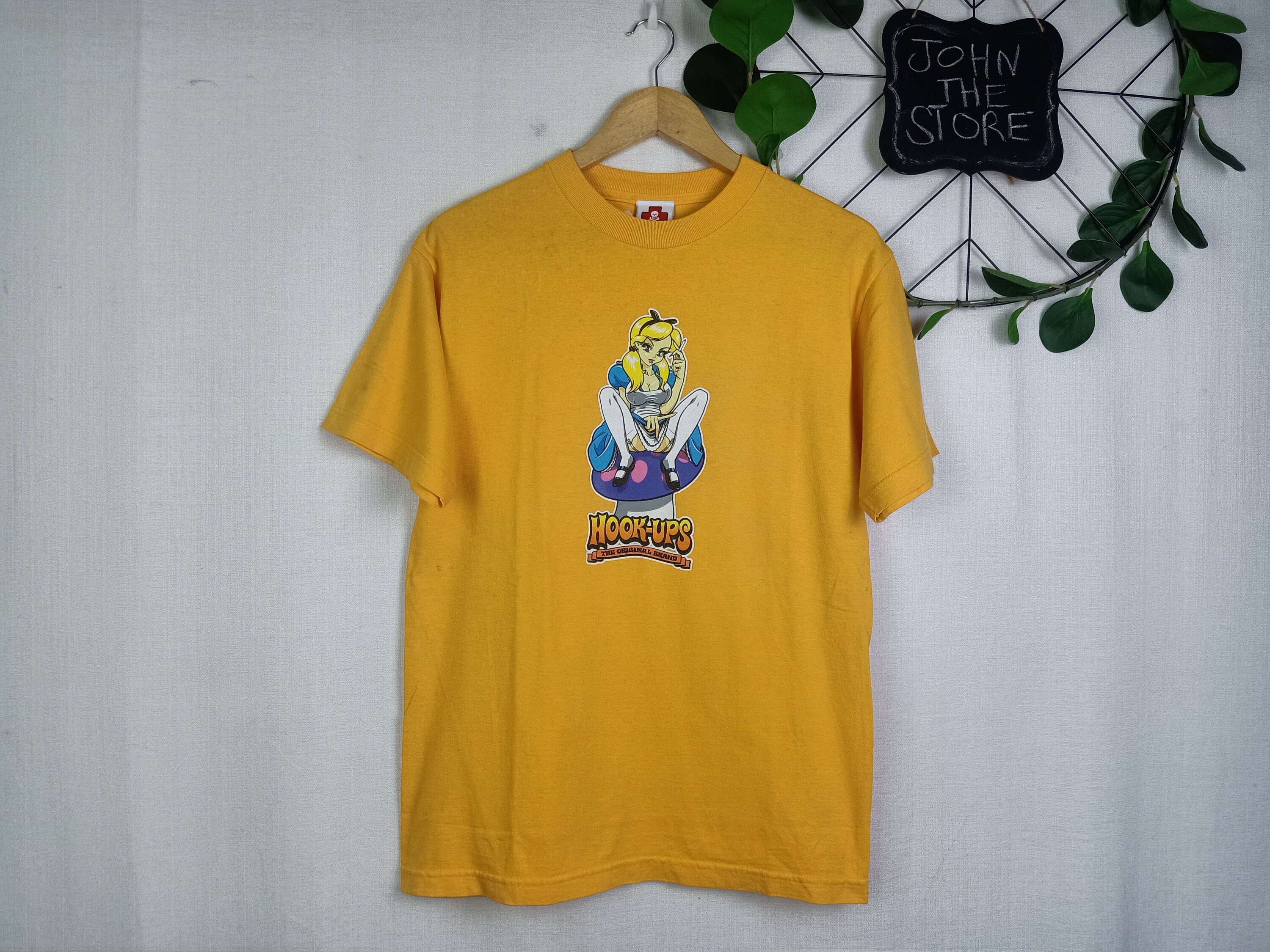 Vintage Hookups Skateboarding Tee Shirt 