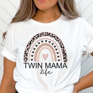 Gift for Mom of Twins, Mom of Twins Tshirt, Twin Mom Shirt, Twin Mother gift, Twin Mama Shirt, Twin Mom tee, Twin mother t-shirts