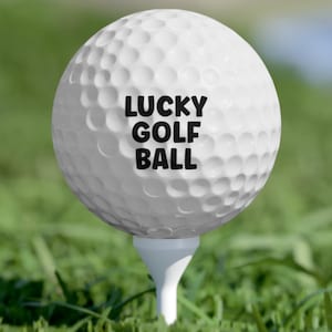 Funny Golf Balls, Gift for Golfer, Christmas Gift for Golfer, Funny Golf Gift, Golf Gift for Dad, Golfer Gift, Lucky Ball, Golf Balls, 6pc