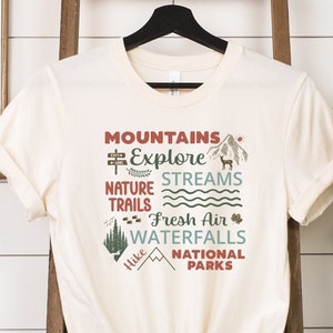Waterfall Tshirt, Waterfall Shirt, Gift for, Waterfall Lover, Waterfall Tees, Mountain Shirts, Mountain Tshirt, Waterfalls
