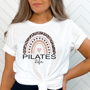 Pilates Tshirt, Gift for Pilates Instructor, Cute Pilates Tees, Pilates Lover T-shirts, Pilates Workout Apparel, Pilates gift for women,