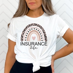 Womens Insurance Tshirt, Insurance Agent Shirt, Insurance Benefits Tees, Gift for Agent, Broker gifts, Insurance Specialist Salesman T-shirt