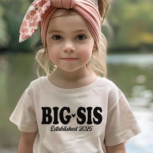 Big Sister, SVG, PNG, Big Sis, Big Sister 2025, Big Sister Design, Tshirt Design, 2025, Shirt Design, Commercial, Digital Download