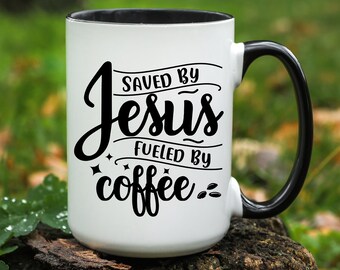 Christian gift, Jesus Coffee Mug, large 15 ounce Mug