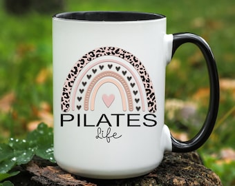 Pilates mug, Pilates Trainer, Gift for Pilates Instructor, Cute Pilates gift, Pilates Lover, Pilates Coach, Pilates Workout, Pilates women