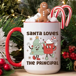 Gift for, School Principal, Christmas Mug, School Principal Mug, Christmas gift for Principal, Xmas, Holiday, Principal Mug, Women, X-mas