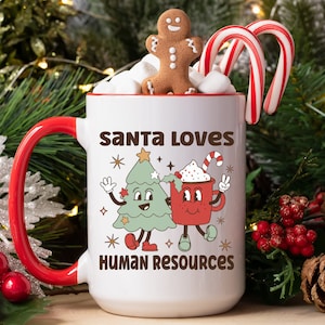Christmas Gift for Human Resources, HR Coffee Mugs, HR Manager, Hr Director, Hr employee, Human Resources gift, Xmas, Hr Department