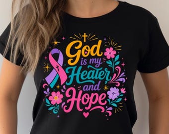 Christian-themed Cancer Shirt, Faith based Cancer Tshirt