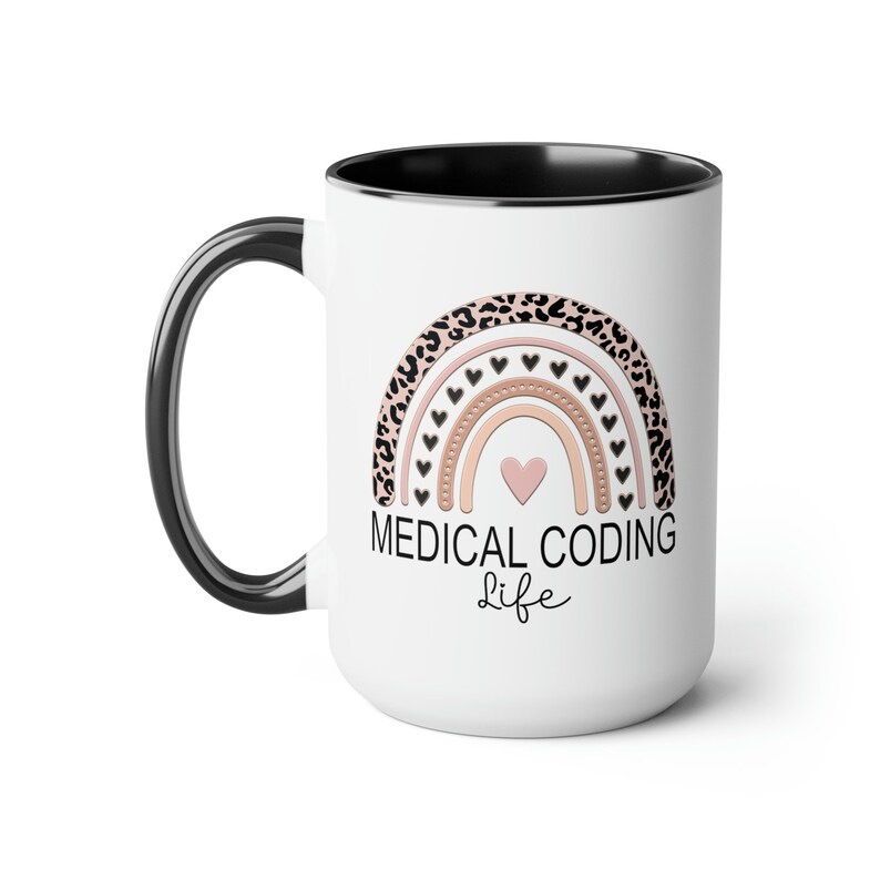 Medical Coding Coffee Mugs, Medical Coder Gift, Cute mugs for Medical Coders, Medical Coding Grad Gift, Medical Billing Job Gift, Best Coder image 2
