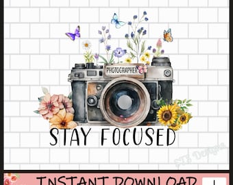 Photographer Design, Photographer, PNG, Photography, Photographer Tshirt Design, Camera, Sublimation, Clipart, Digital, Personal Use