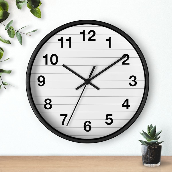 Shiplap Clock, Cute Shiplap Art, Shiplap decor, Shiplap Wall Clock, Farmhouse Clock, Farmhouse Decor, Black and White Clock, Black & White