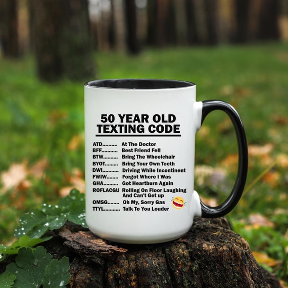 Funny 50th Birthday Mug, Funny 50th Birthday Gift, Funny Gift for, 50 year old, 50th Birthday Gift, 50th Birthday, Coffee Mug, large mug
