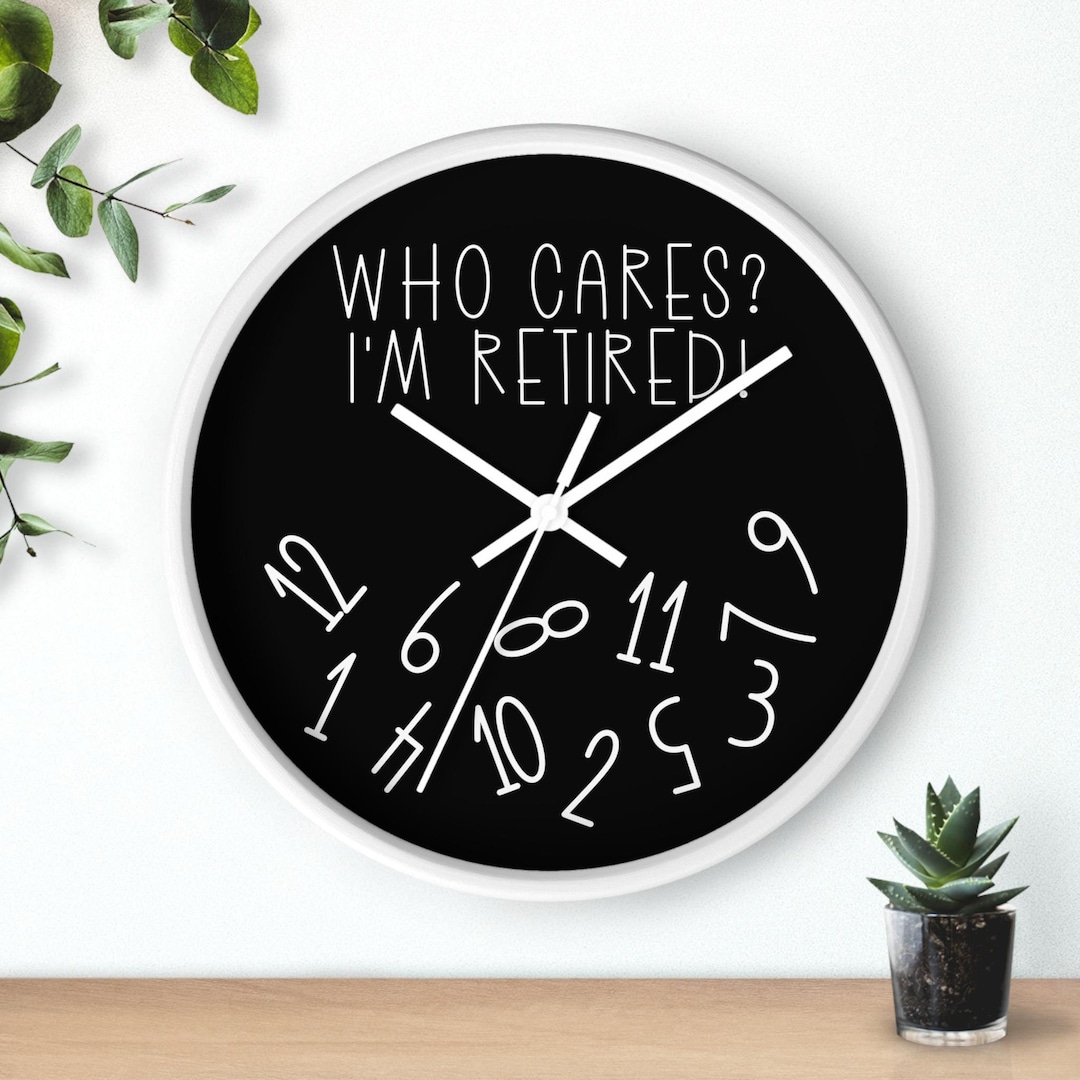 Funny Retirement Gift, Retirement Gift, Retirement Clock, I'm Retired ...