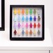 Display Case for 28 Block Minifigures Compatible with Lego Figures | Wall Hanging And Tabletop | Display Frame for Lego Minifigs 