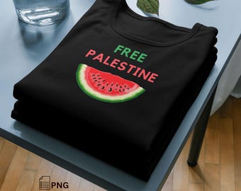 Watermelon Logo -Colorful Palestinian Art -Printable Design-Printable Watermelon Design