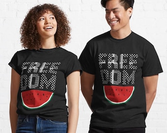 Palestine Flag T-Shirt Design - Palestine Support, Gaza (PNG)
