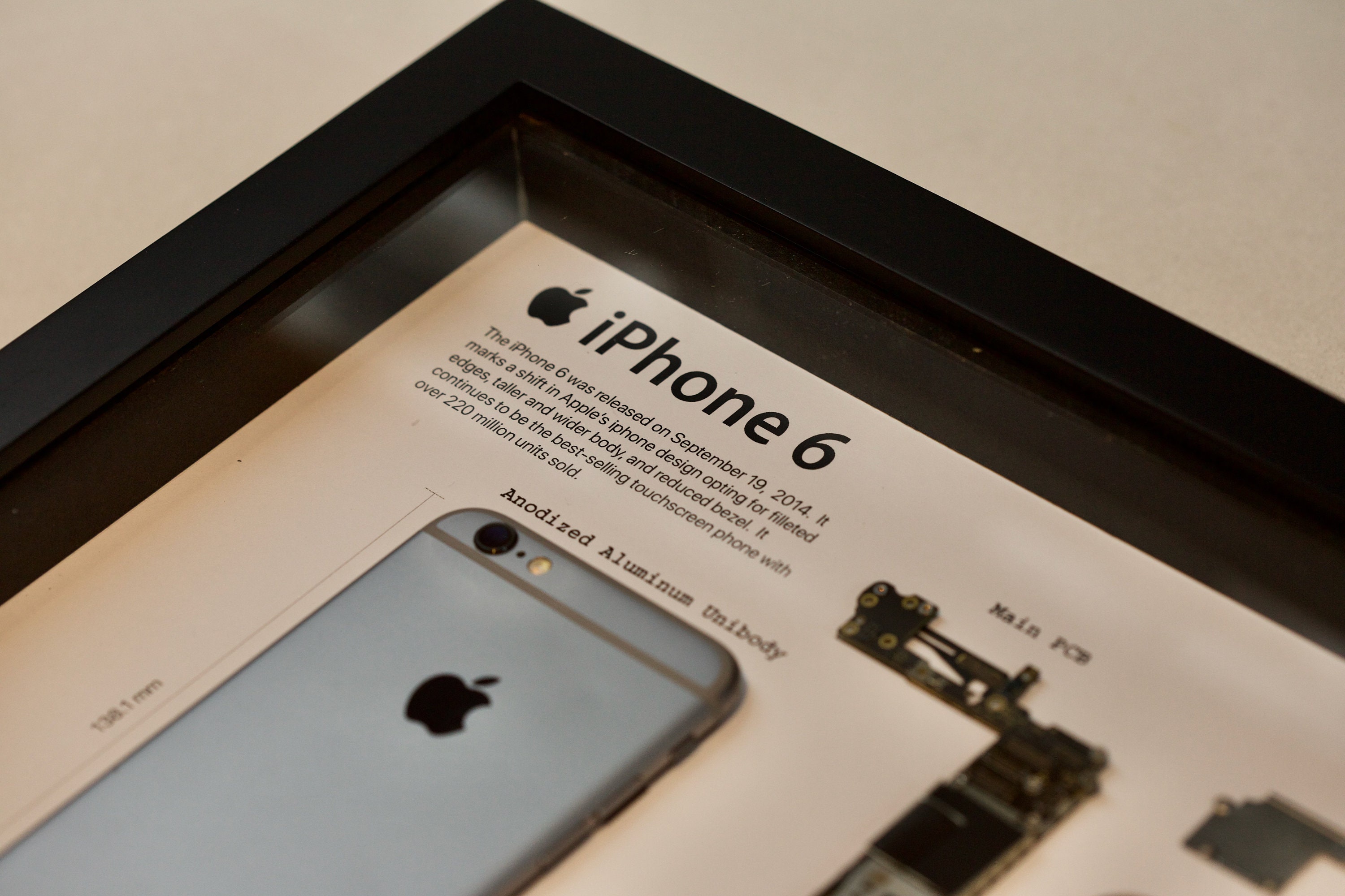 Disassembled iPhone Framed Cellphone Wall Art With Shadow Box Etsy Canada