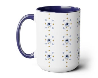 Skydda din energimugg | Kaffemugg för onda ögat | Andlig självvårdsgåva