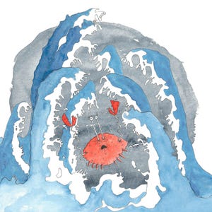 Koko le petit crabe - Livre pour enfants - Impression jet d'encre limitée