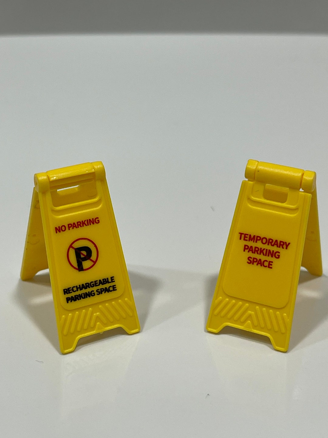Miniature Mini Floor Warning Caution Sign, Yellow Sign, Dollhouse ...