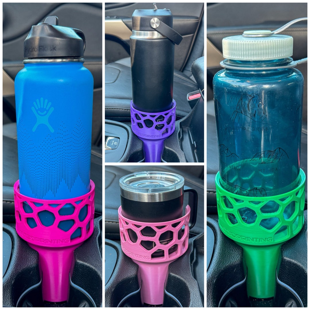 Car Cup Holder Adapter, Hydro Flask Adapter, Nalgene Adapter, 36oz Yeti Adapter, 10oz Yeti Mug