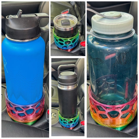 Rainbow Hydro Flask Holder  Rainbow Nalgene Car Cup Adapter