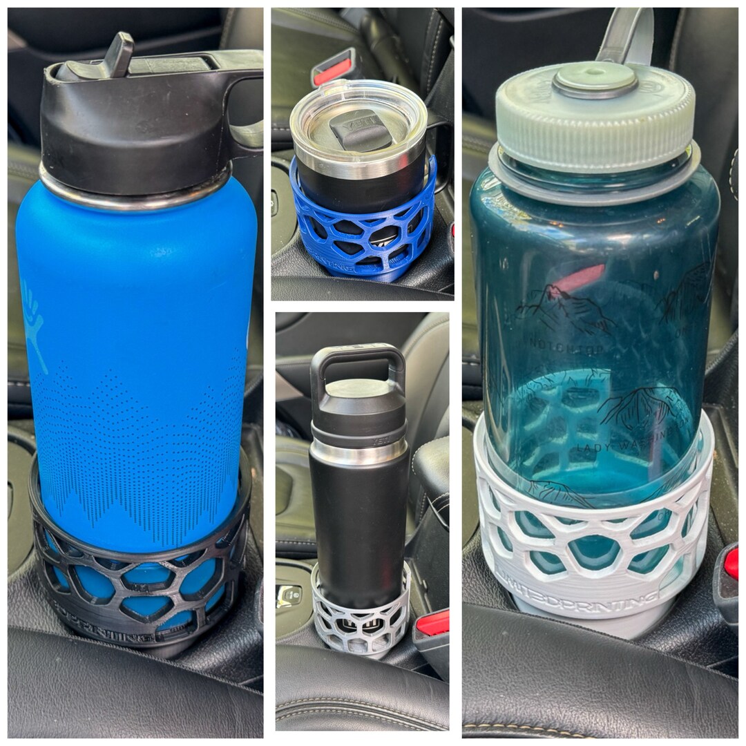 Car Cup Holder Adapter, Hydro Flask Adapter, Nalgene Adapter, 36oz Yeti Adapter, 10oz Yeti Mug