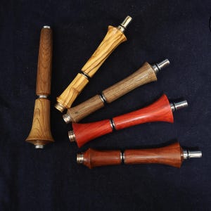 Design vulpen van prachtig gedraaid hout / hoogste kwaliteit uit een kleine kunstenaarsschuur / pen gemaakt in Duitsland