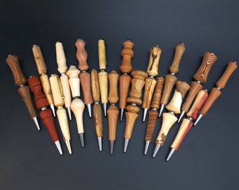 Selected woods & unique design / Twist ballpoint pens turned by hand in Bavaria