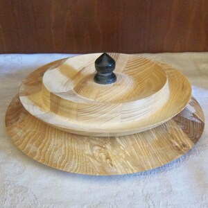 Modern hand-turned box, a unique one-of-a-kind