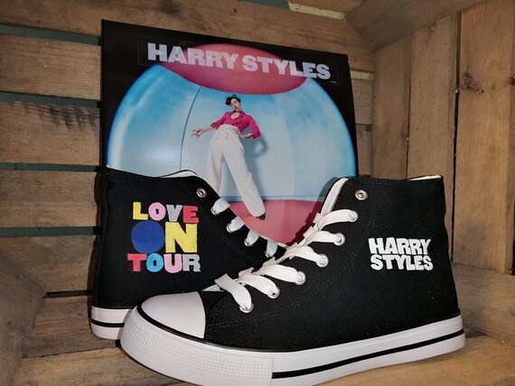 Sneakers HS Love on Tour Harry Converse All Star Harries Merch - Etsy