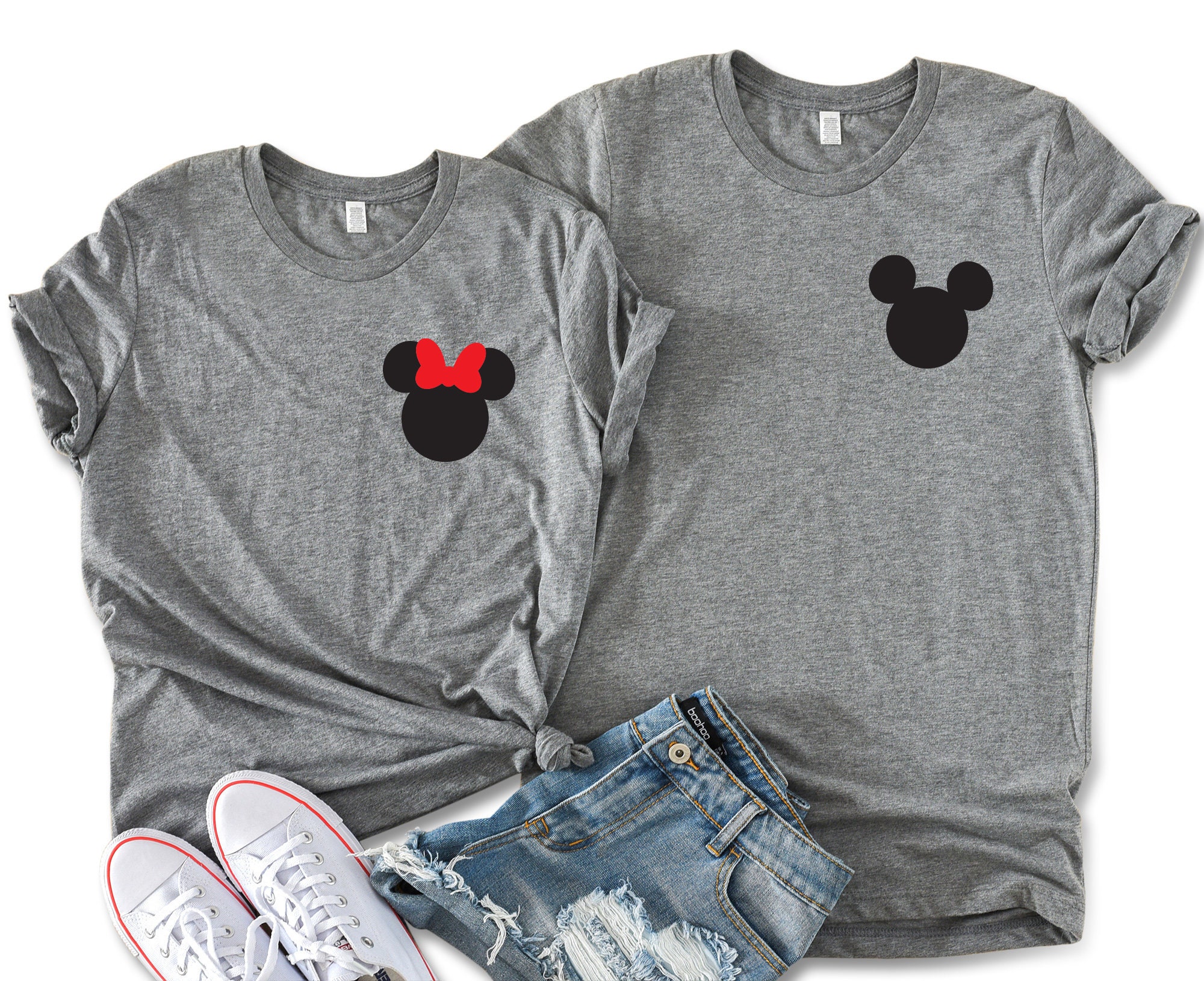 Minnie \u0026 Mickey Mouse Unisex T-shirts 