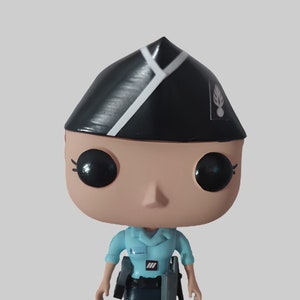Funcops custom woman with summer uniform of the Gendarmerie Nationale of France image 1
