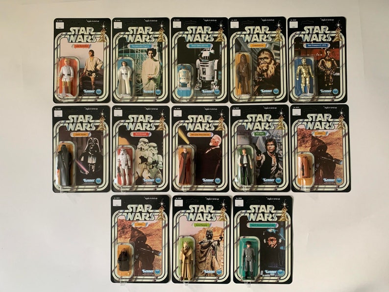 Brand New Next Generation Vintage Star Wars 12-back Recard Cardback Kit , Cardbacks , Footers and Bubbles image 9