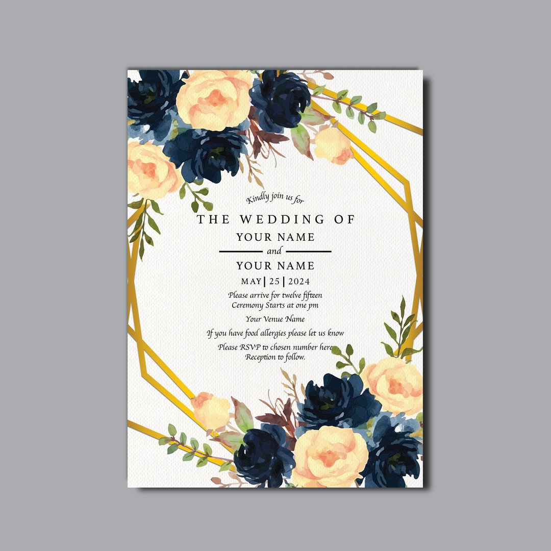 Printable Wedding Invitation Template - Il 1080xN.4732366782 J6mq 