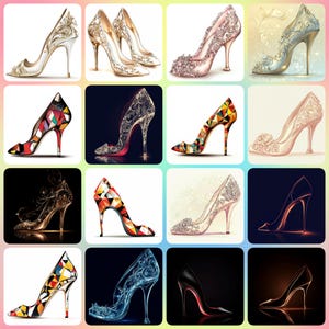 32 JPGs High Quality Luxury High Heels Clipart , Digital Paper Crafting, Digital Planner, Apparel, Watercolor, Digital Download