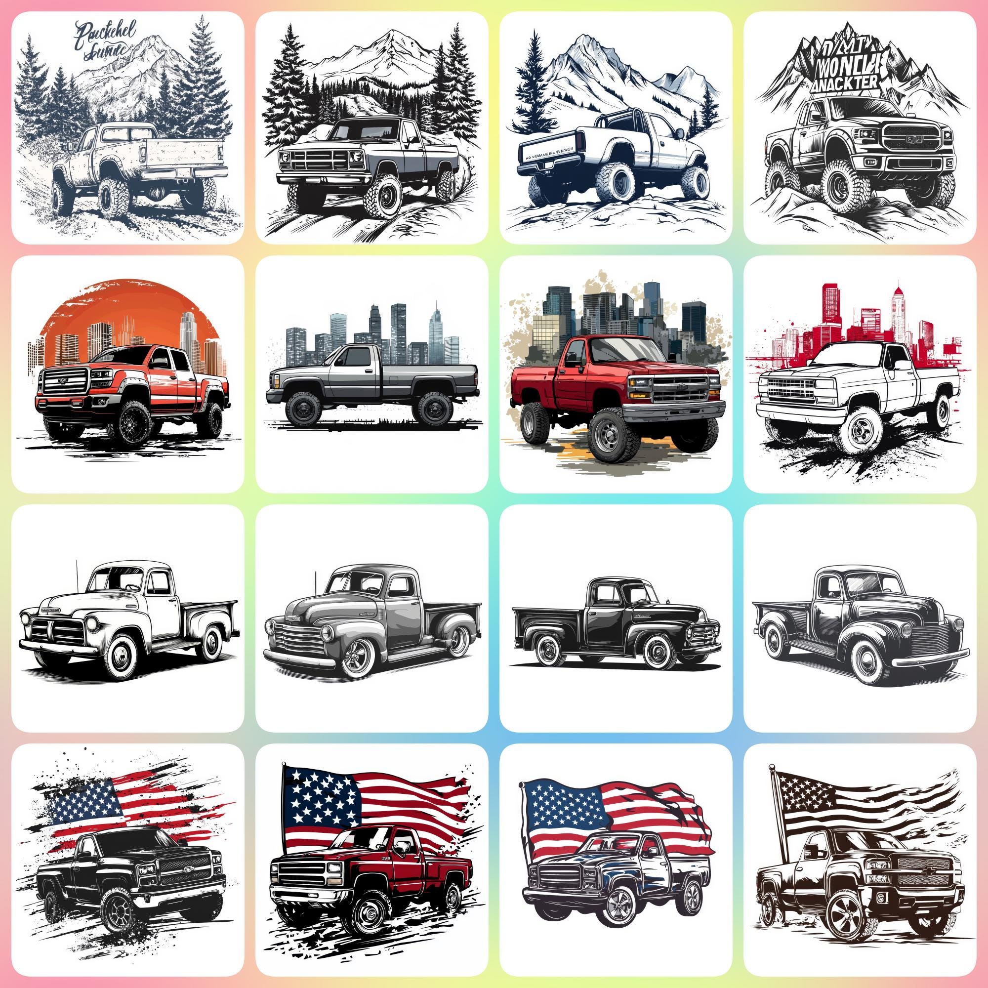 Dodge truck wall art - Etsy België, image size:2000x2000