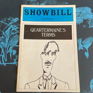 Quartermaine&#39;s AGBs (1983) Playhouse 91, NYC New York Vintage Playbill, Theaterprogramm aus den 1980er Jahren