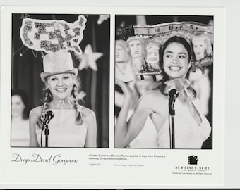 Drop Dead Gorgeous (1999) Vintage Movie Press Photo of Kirsten Dunst, Denise Richards from the 1990s