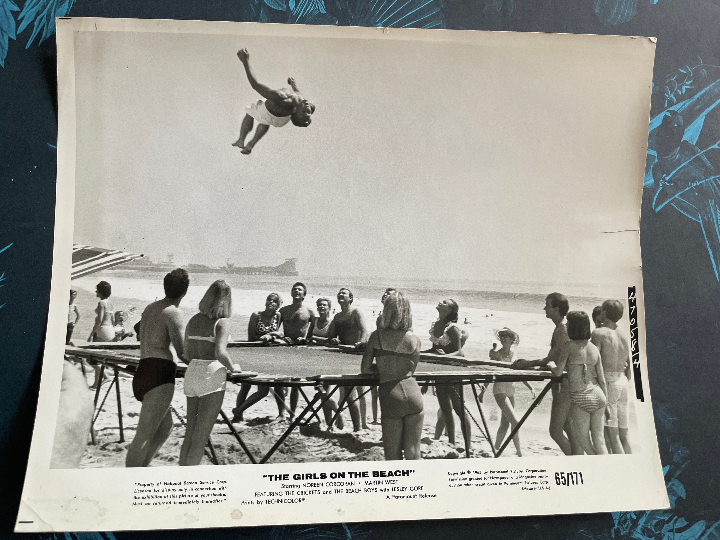 The Girls on the Beach (1965) Vintage Movie Photo of People The Girls on the Beach (1965) Vintage Movie Photo of People