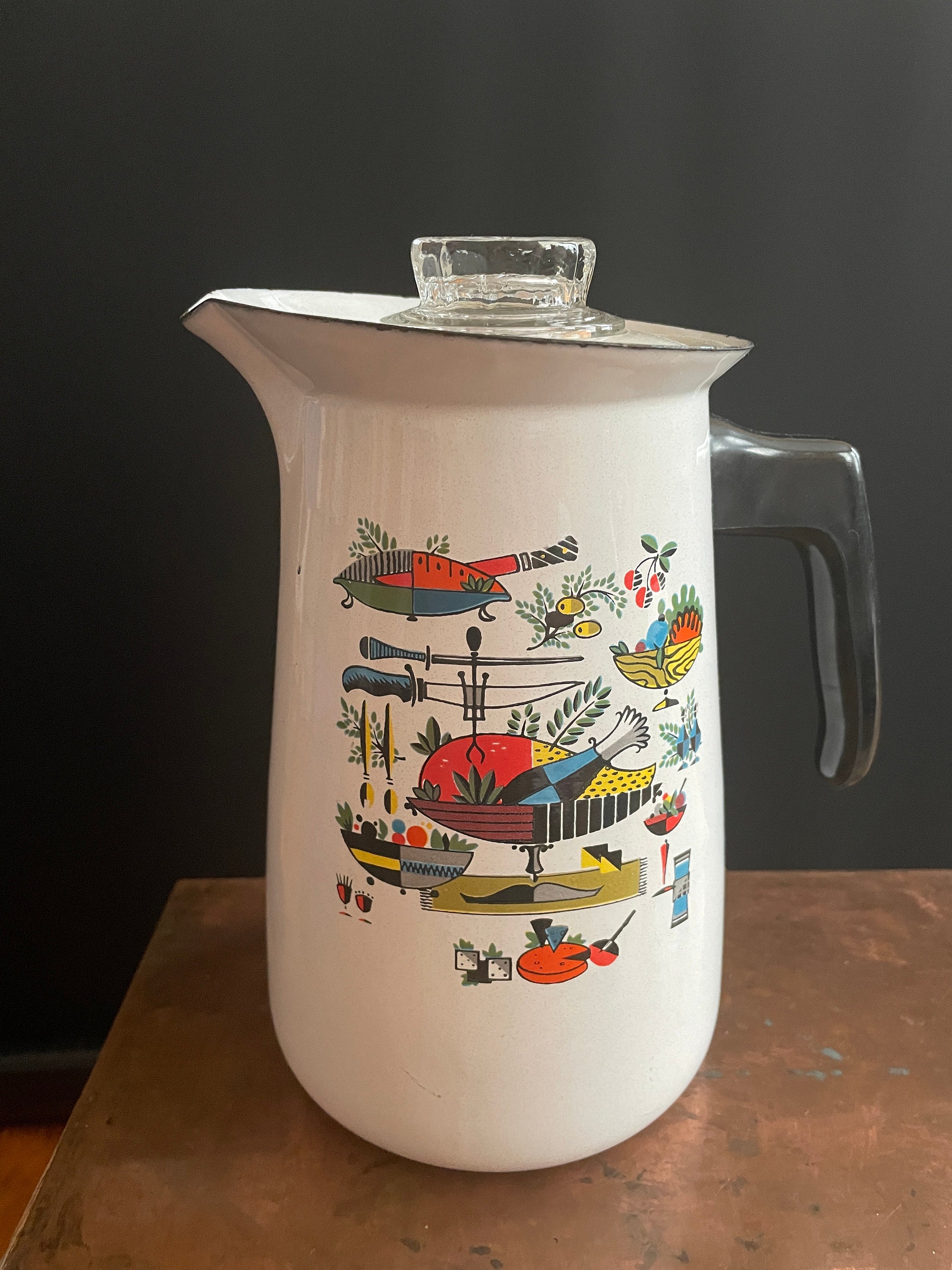 コーニング コーヒーポット vintage 古道具 未使用 希少 wh-295-02.jpg